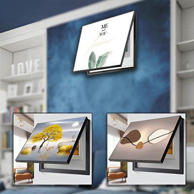 Dekorációs festmény elektromos doboz fedelére (30x40cm) | DECOFRAME