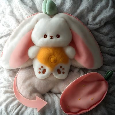 Játéknyuszi gyermekeknek , amely alszik és lélegzik | STRAWBBIT